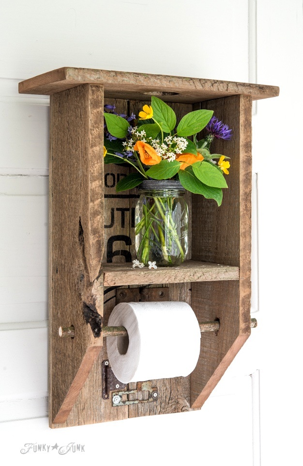 15 Totally Unusual DIY Toilet Paper Holders - Homelovr