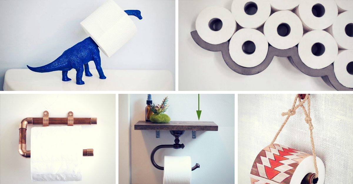 5 Quick Fixes: Inventive Toilet Paper Storage - Remodelista